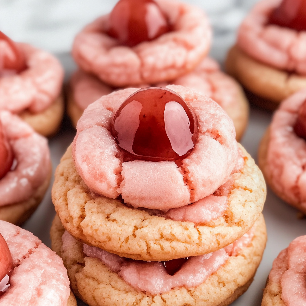 Strawberry Kiss Cookies