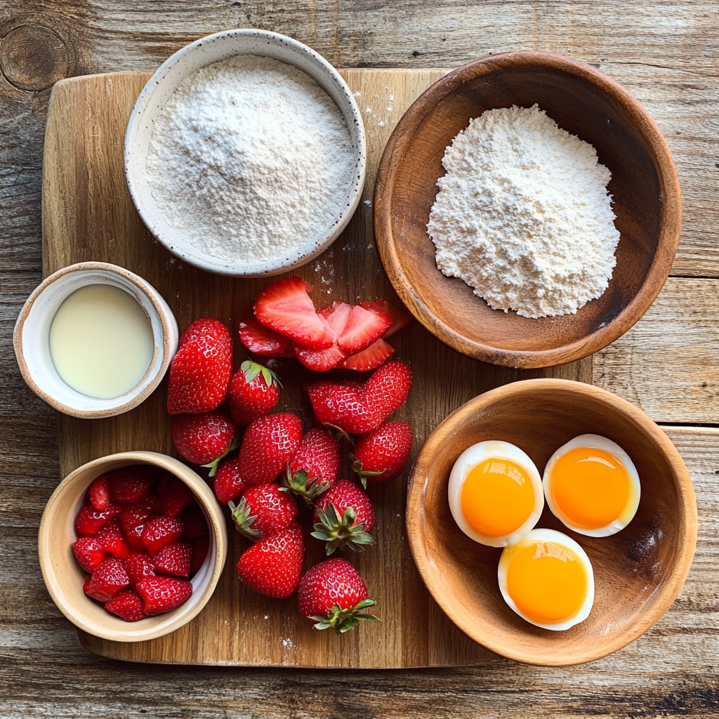 Strawberry Kiss Cookies ingredients
