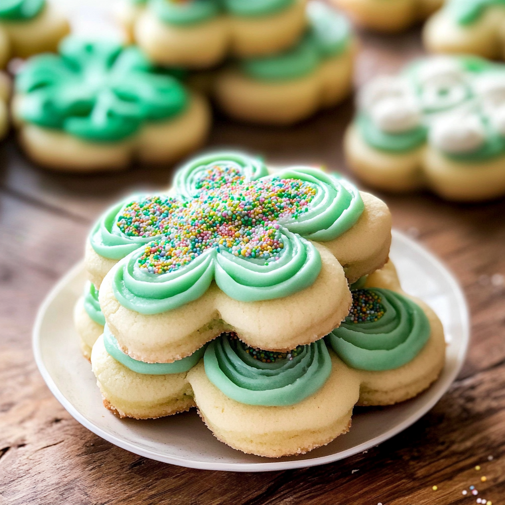 Vanilla Bean St. Patrick’s Day Cookies