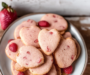 Whole Wheat Strawberry Shortbread Cookies