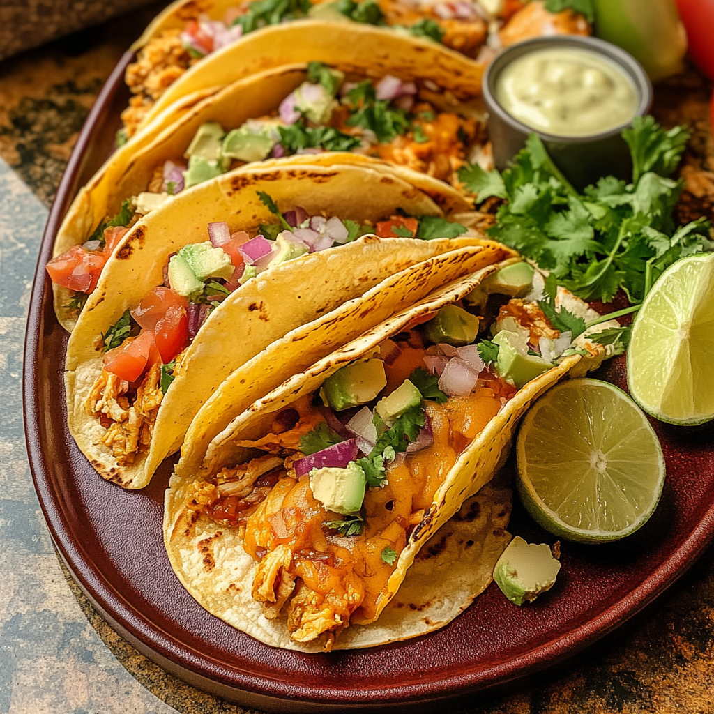 baked chicken tacos