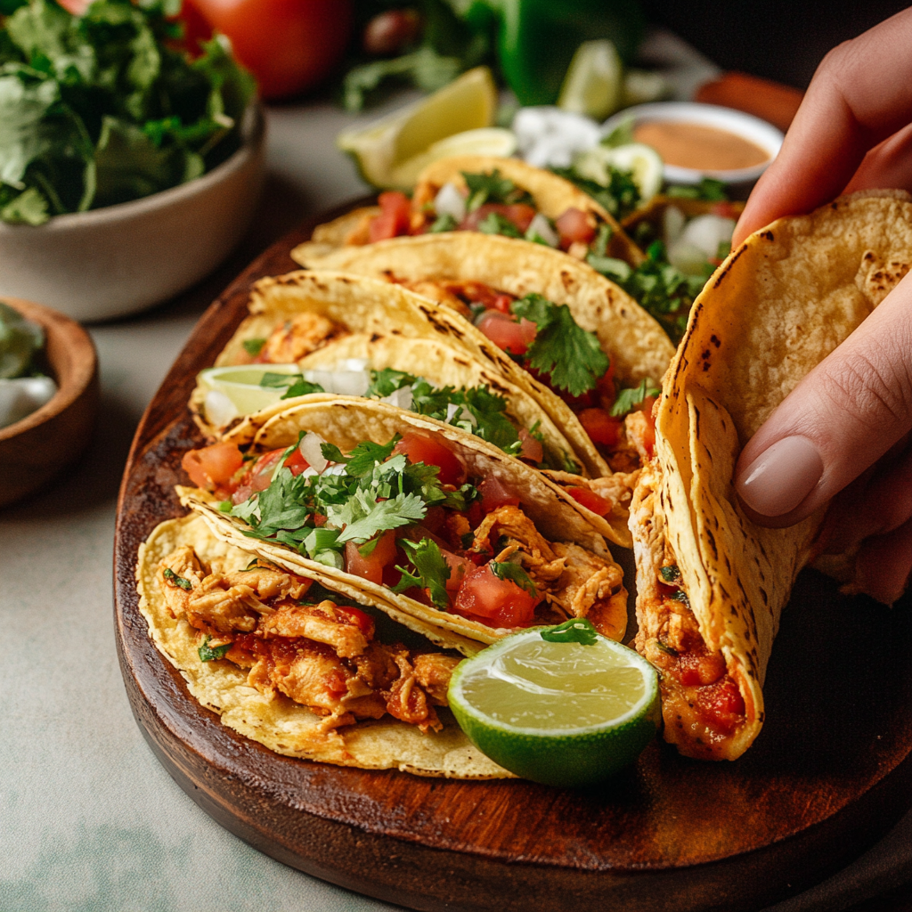 baked chicken tacos