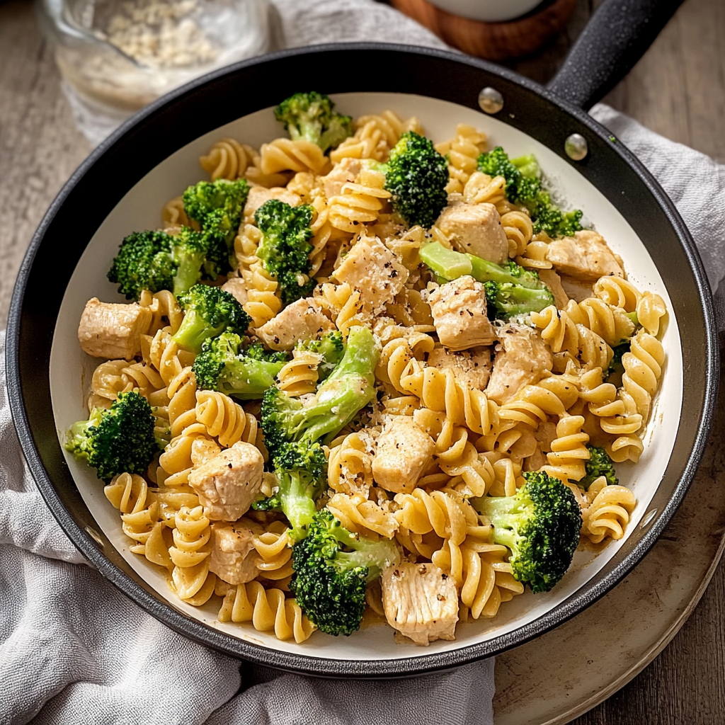 chicken and broccoli pasta