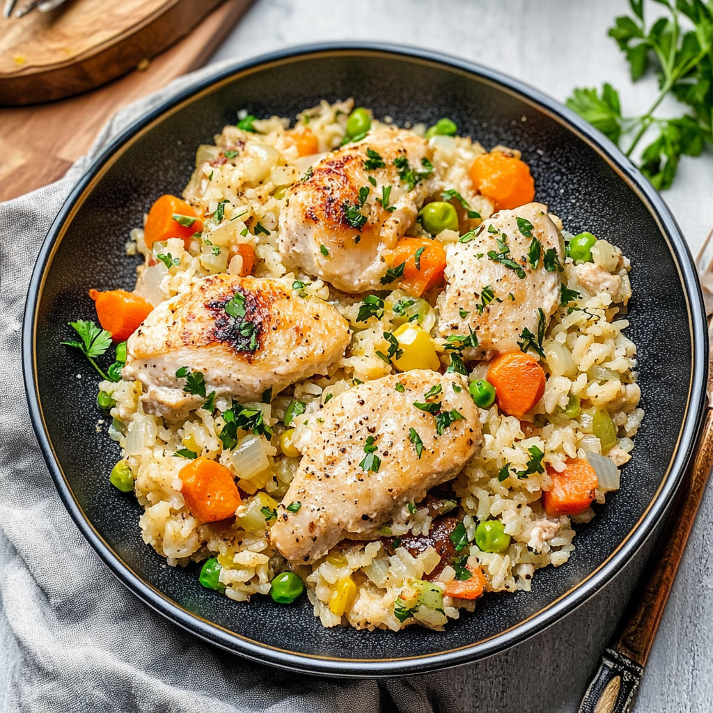 chicken and rice casserole