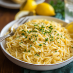 lemon orzo pasta