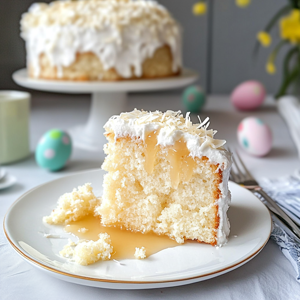 Coconut Easter Cake