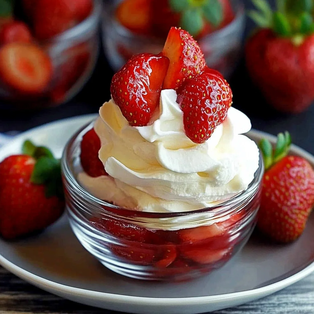 Strawberries and Whipped Cream