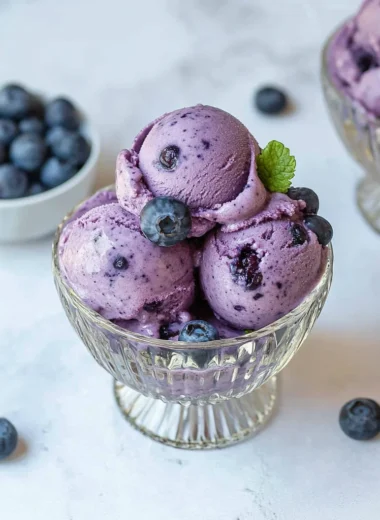 blueberry ice cream