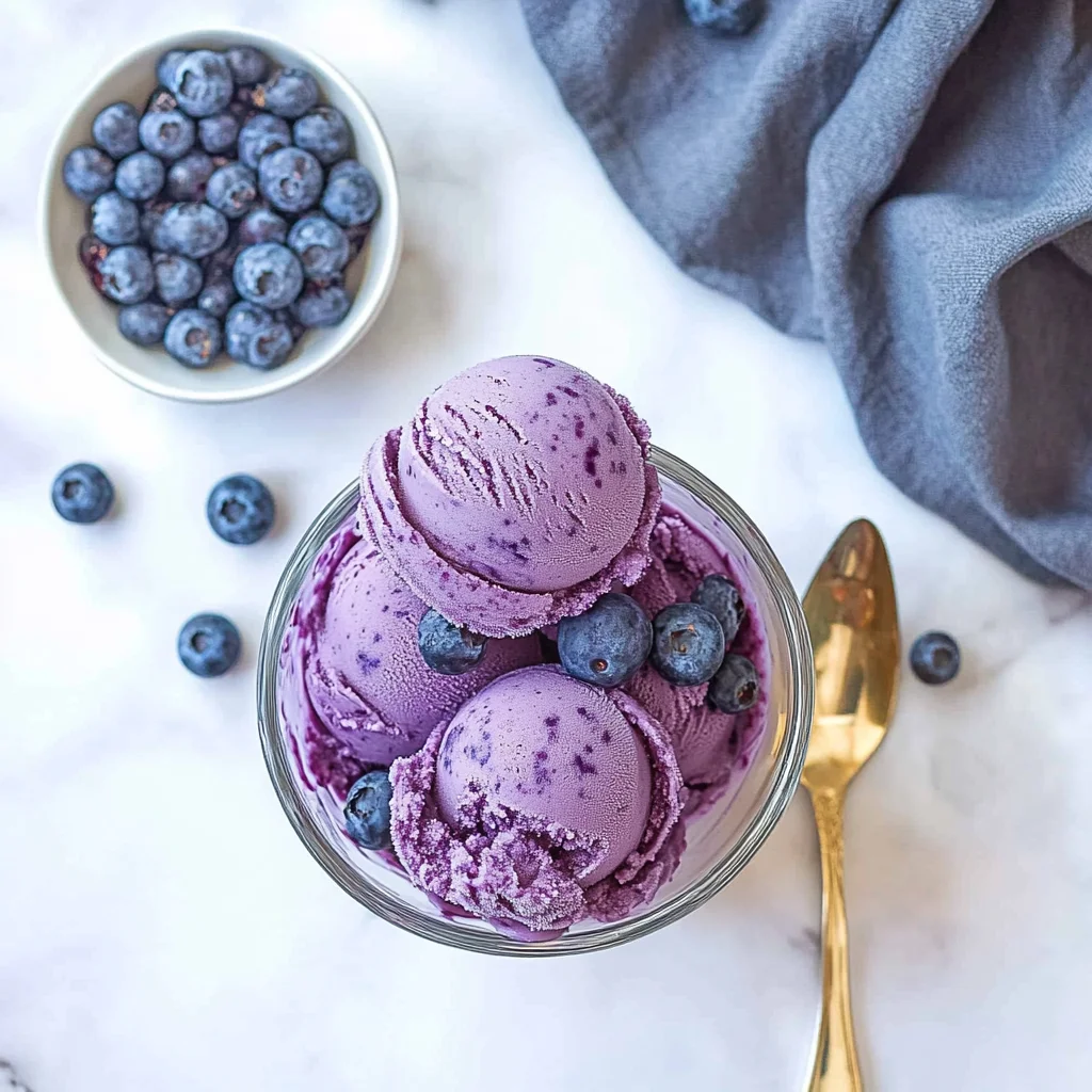 blueberry ice cream