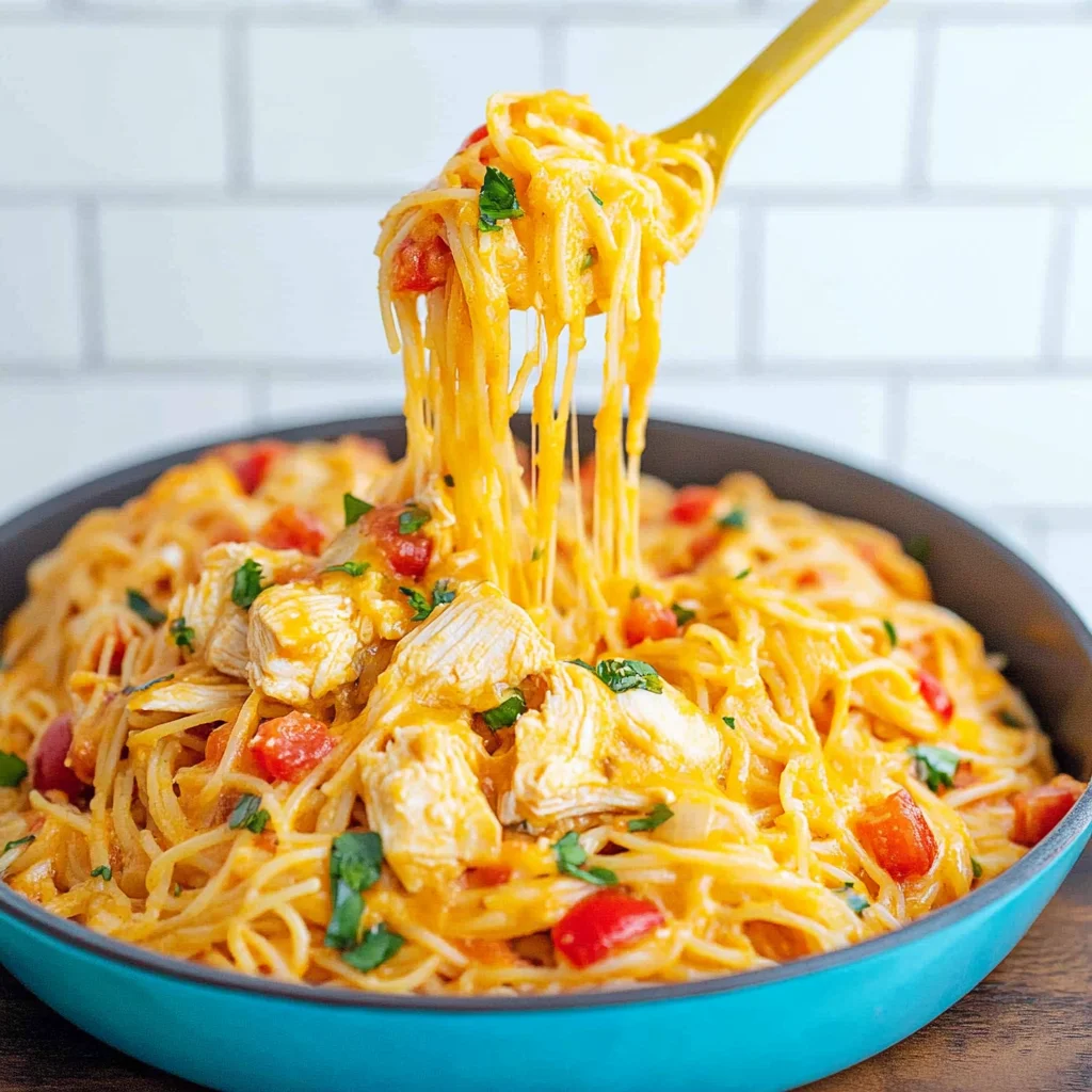 chicken spaghetti recipe with rotel