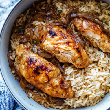 french onion chicken and rice