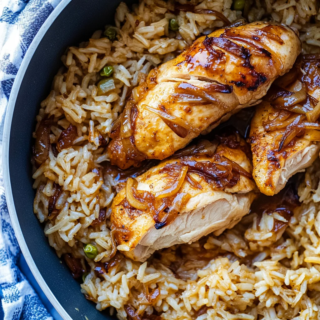 french onion chicken and rice