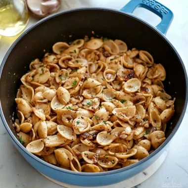 french onion pasta