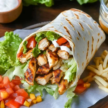 grilled chicken wraps