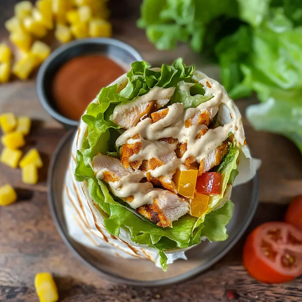 grilled chicken wraps