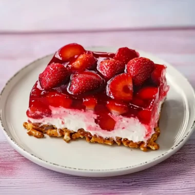 strawberry pretzel jello salad