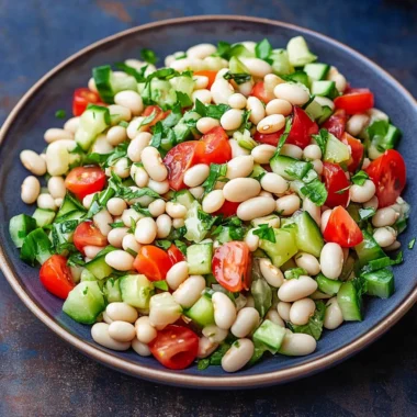 white bean salad