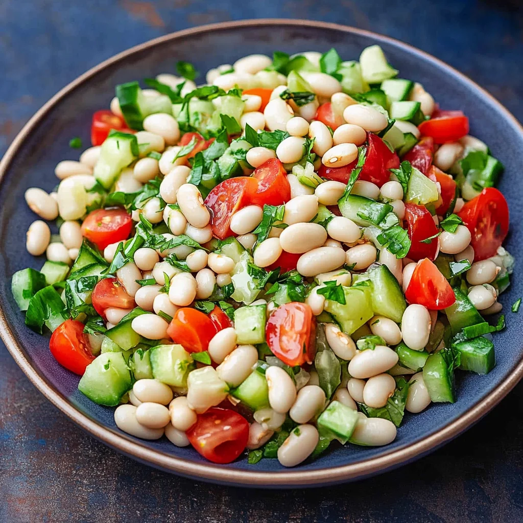 white bean salad