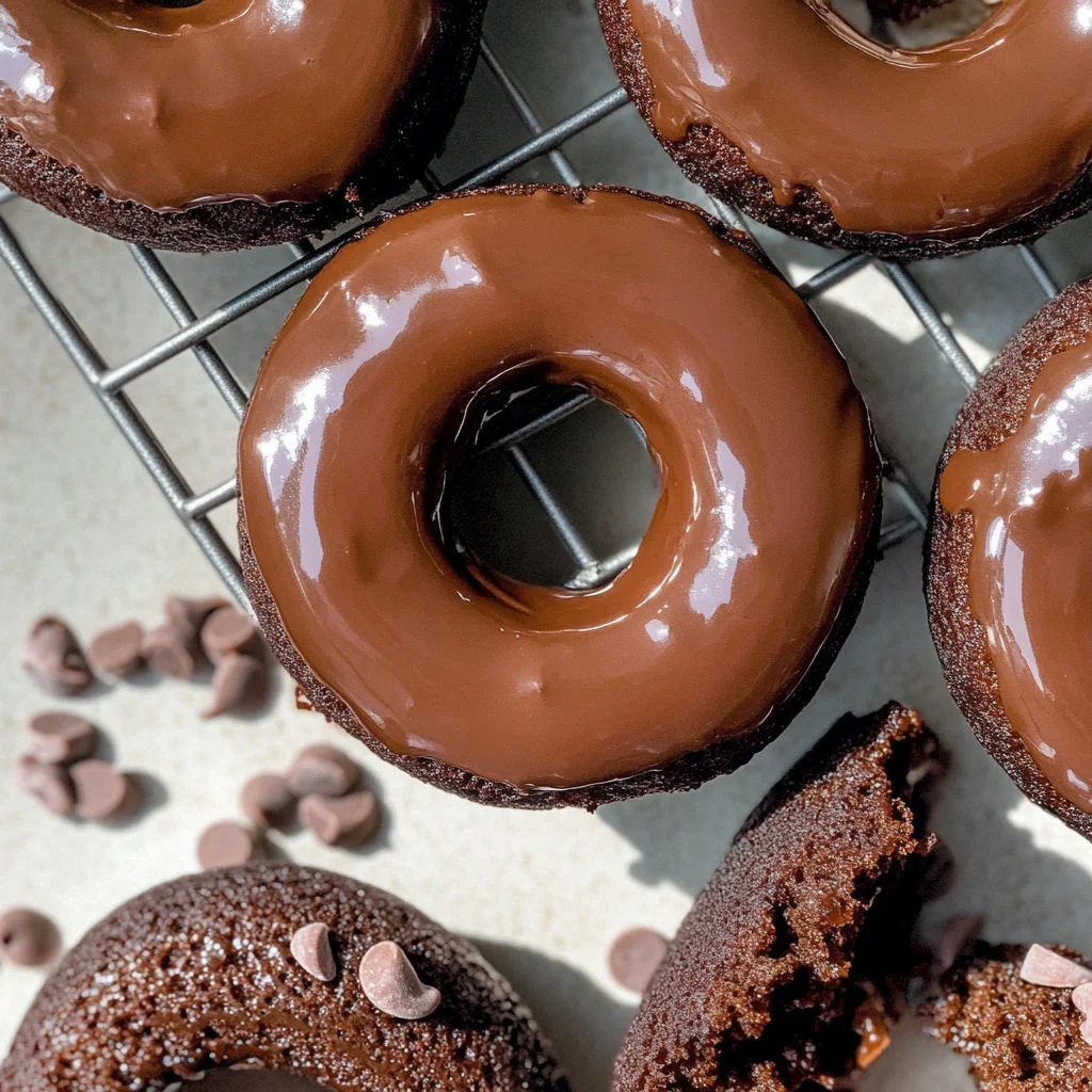 Healthy Chocolate Protein Donuts