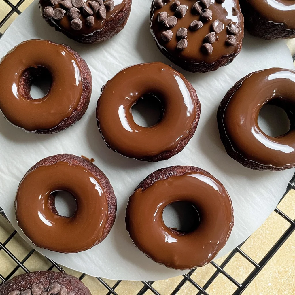 Healthy Chocolate Protein Donuts