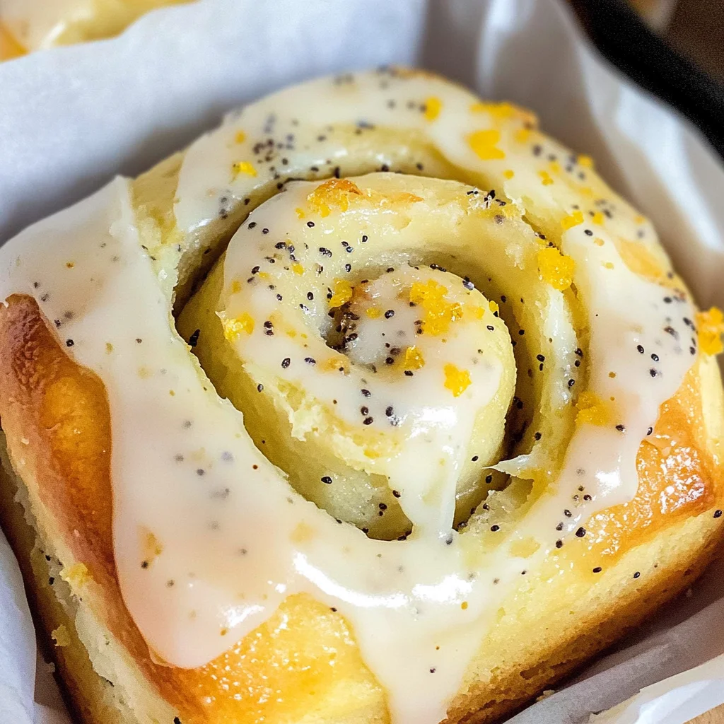 Lemon poppyseed Rolls