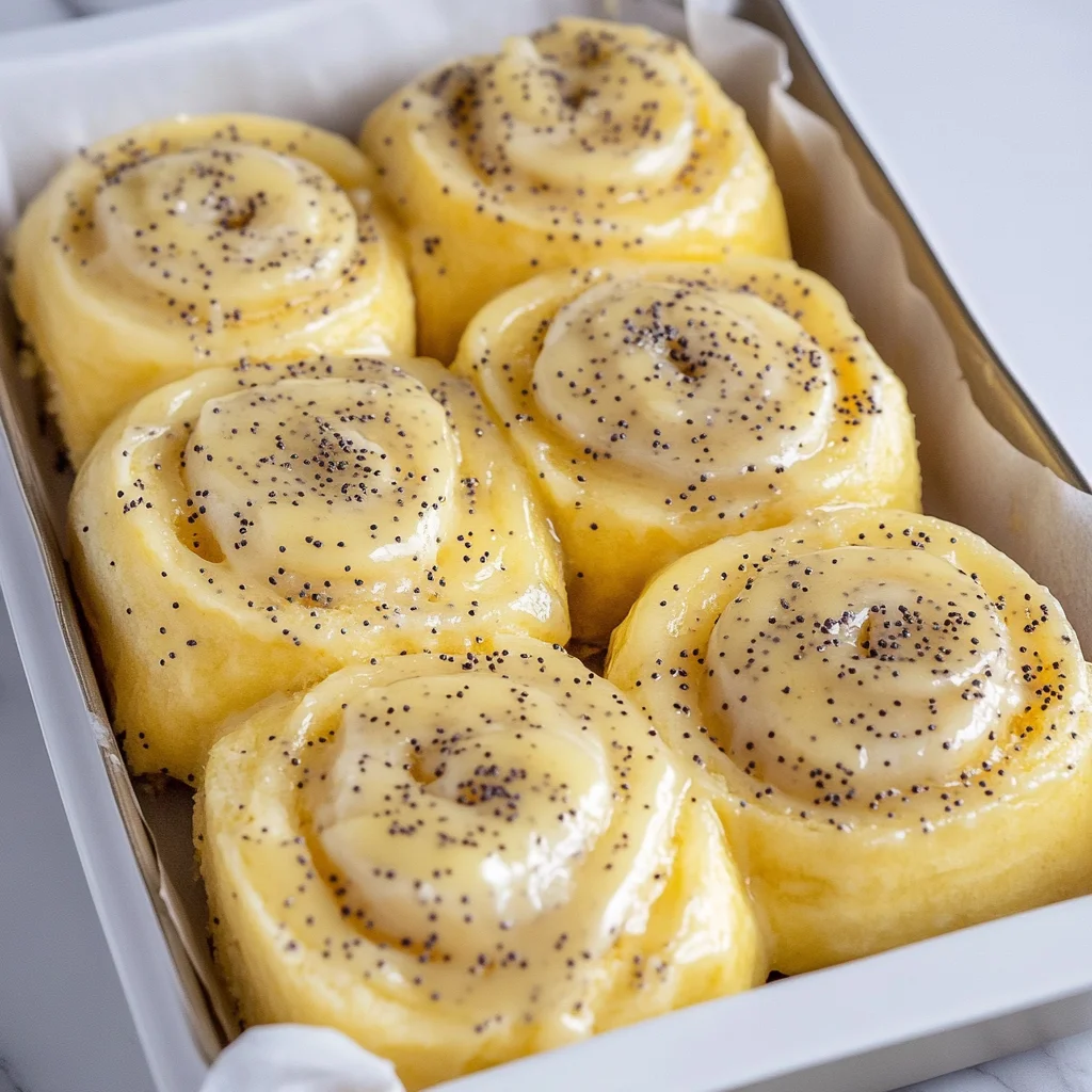 Lemon poppyseed Rolls