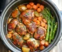 Slow Cooker Honey Garlic Chicken and Veggies