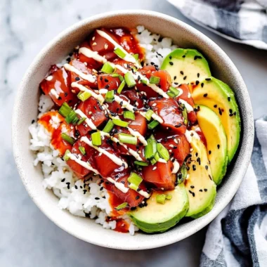 Spicy Tuna Poke Bowl