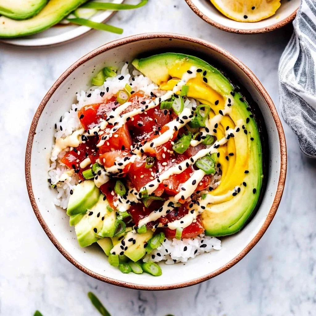Spicy Tuna Poke Bowl