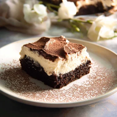 Tiramisu Brownies