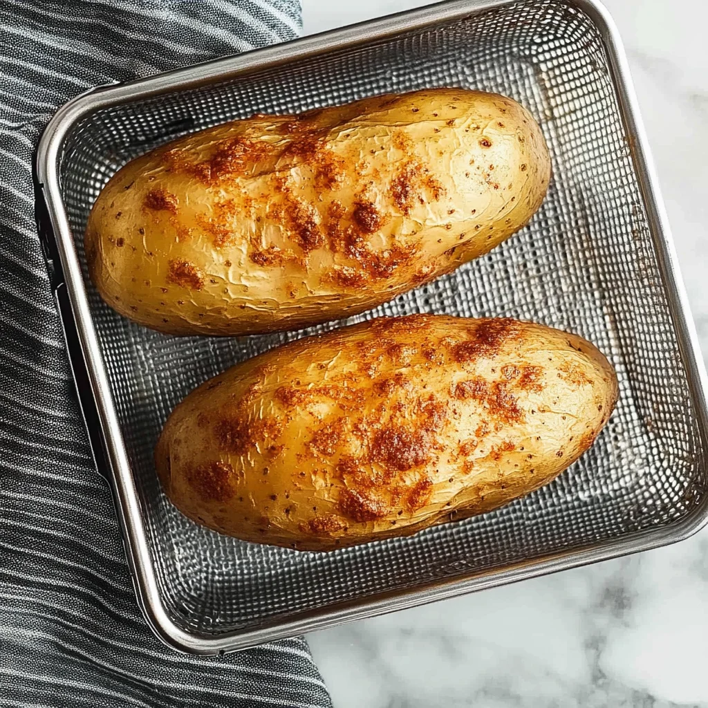 air fryer baked potatoes