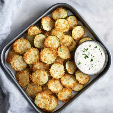 air fryer zucchini chips