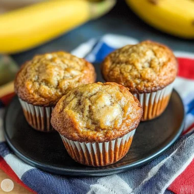 banana bread muffins easy