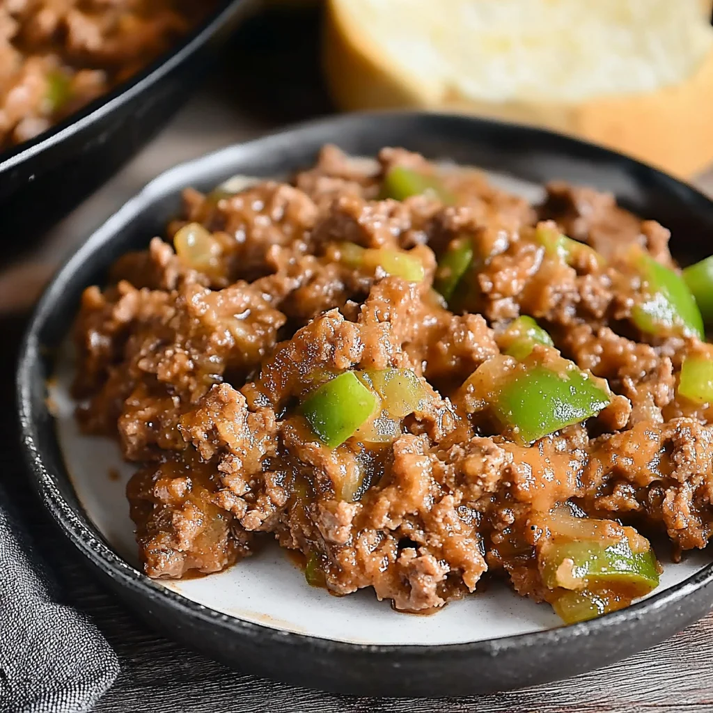 philly cheesesteak sloppy joes
