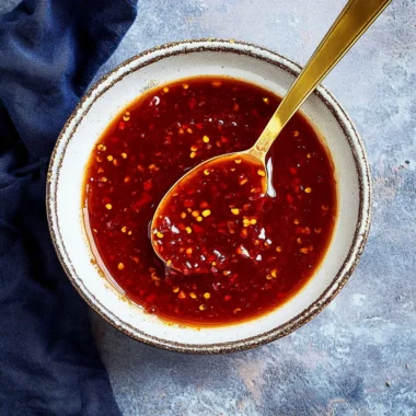 sweet chili sauce recipe
