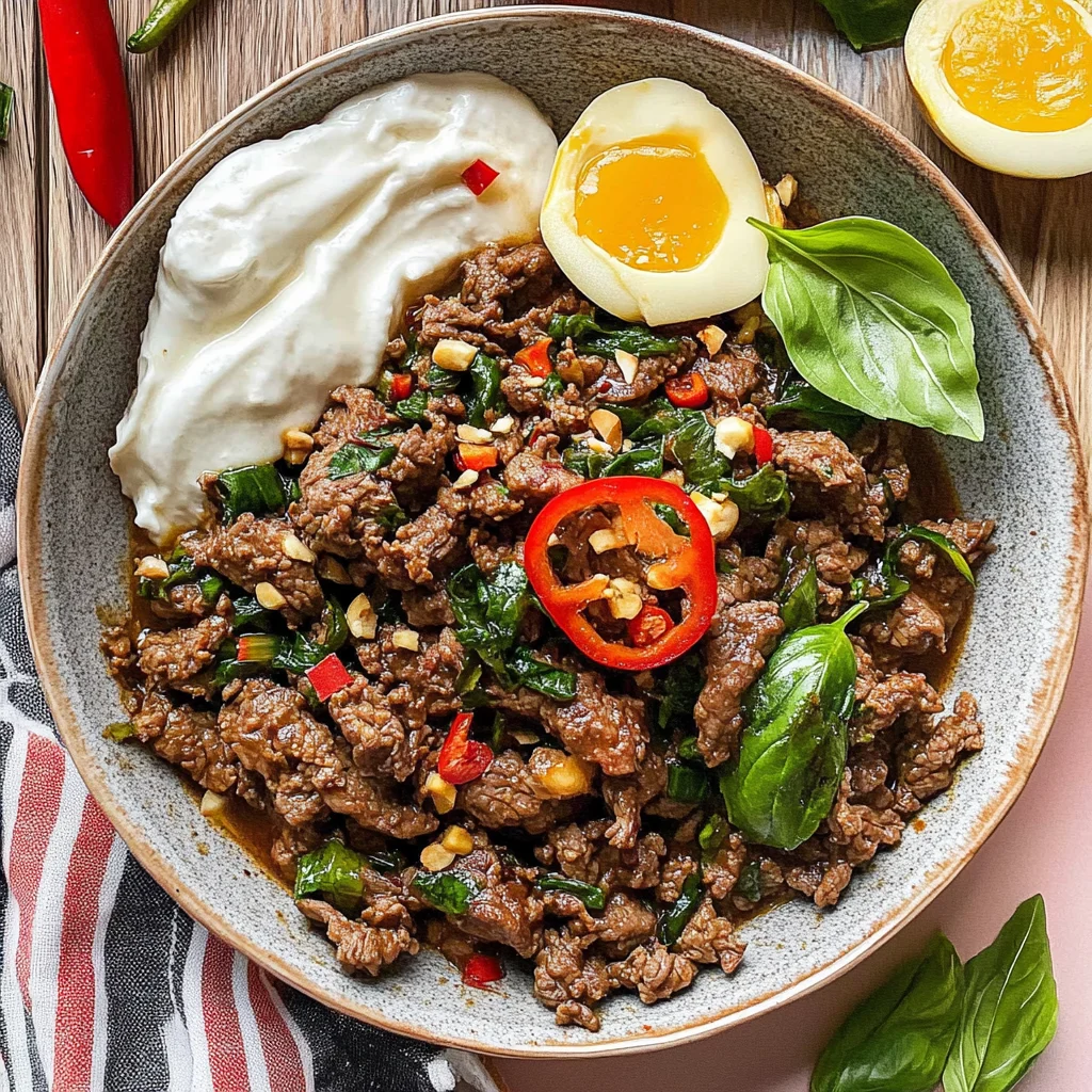 thai basil beef