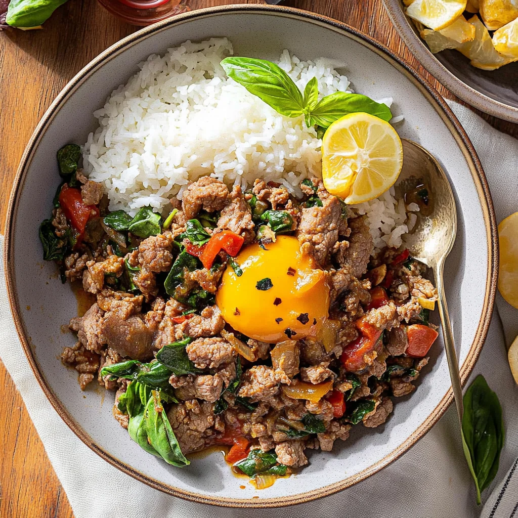 thai basil beef