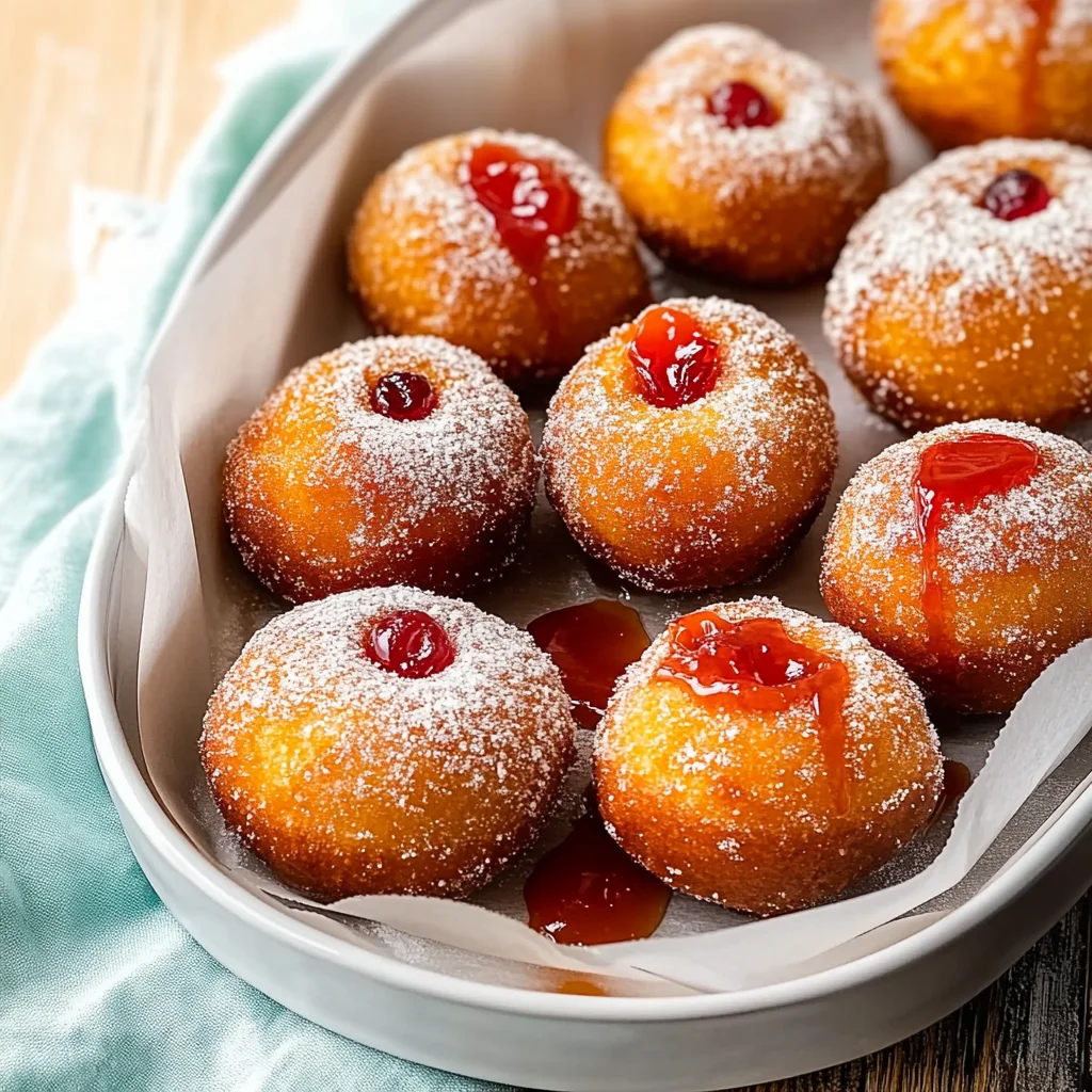 Fried Gluten Free Jelly Donuts