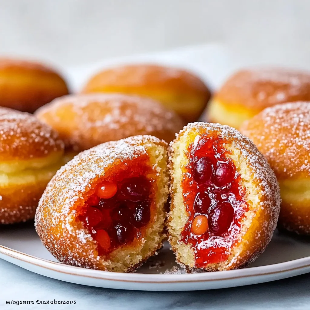Fried Gluten Free Jelly Donuts