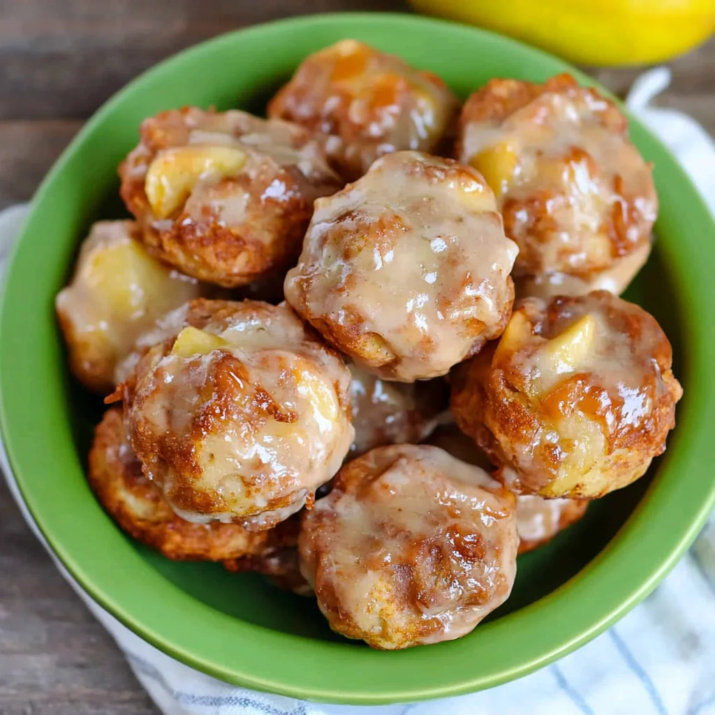 baked apple fritters recipe