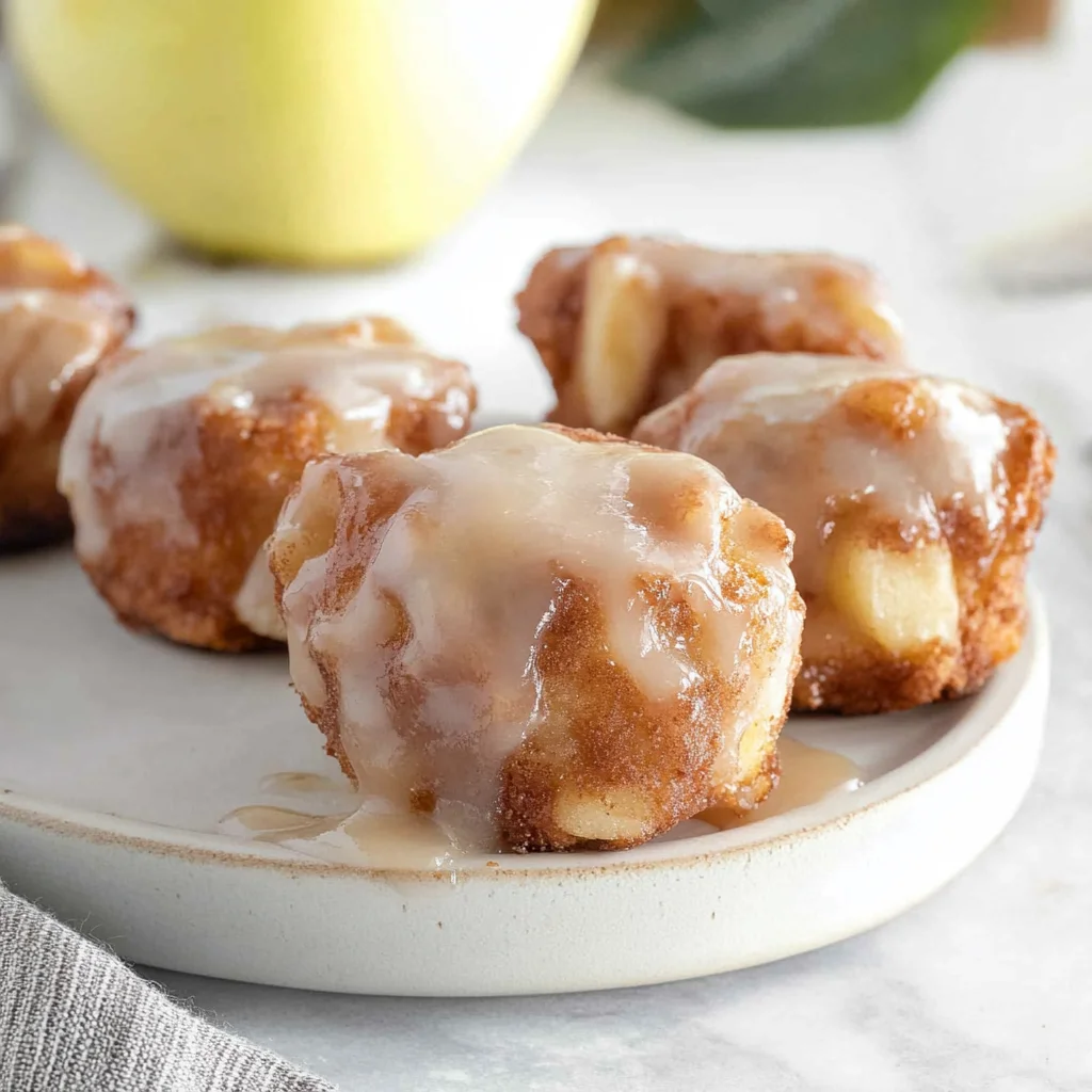baked apple fritters recipe