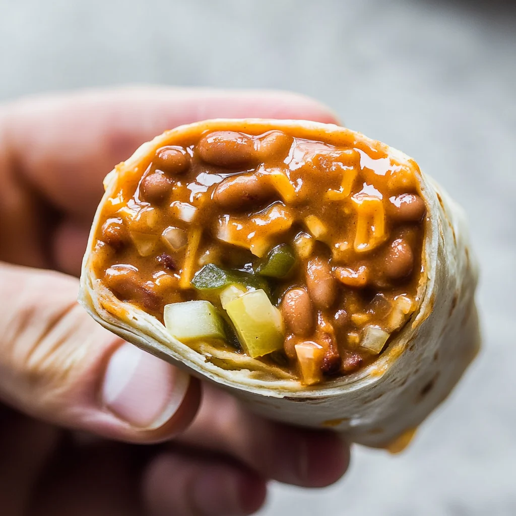 bean and cheese burrito