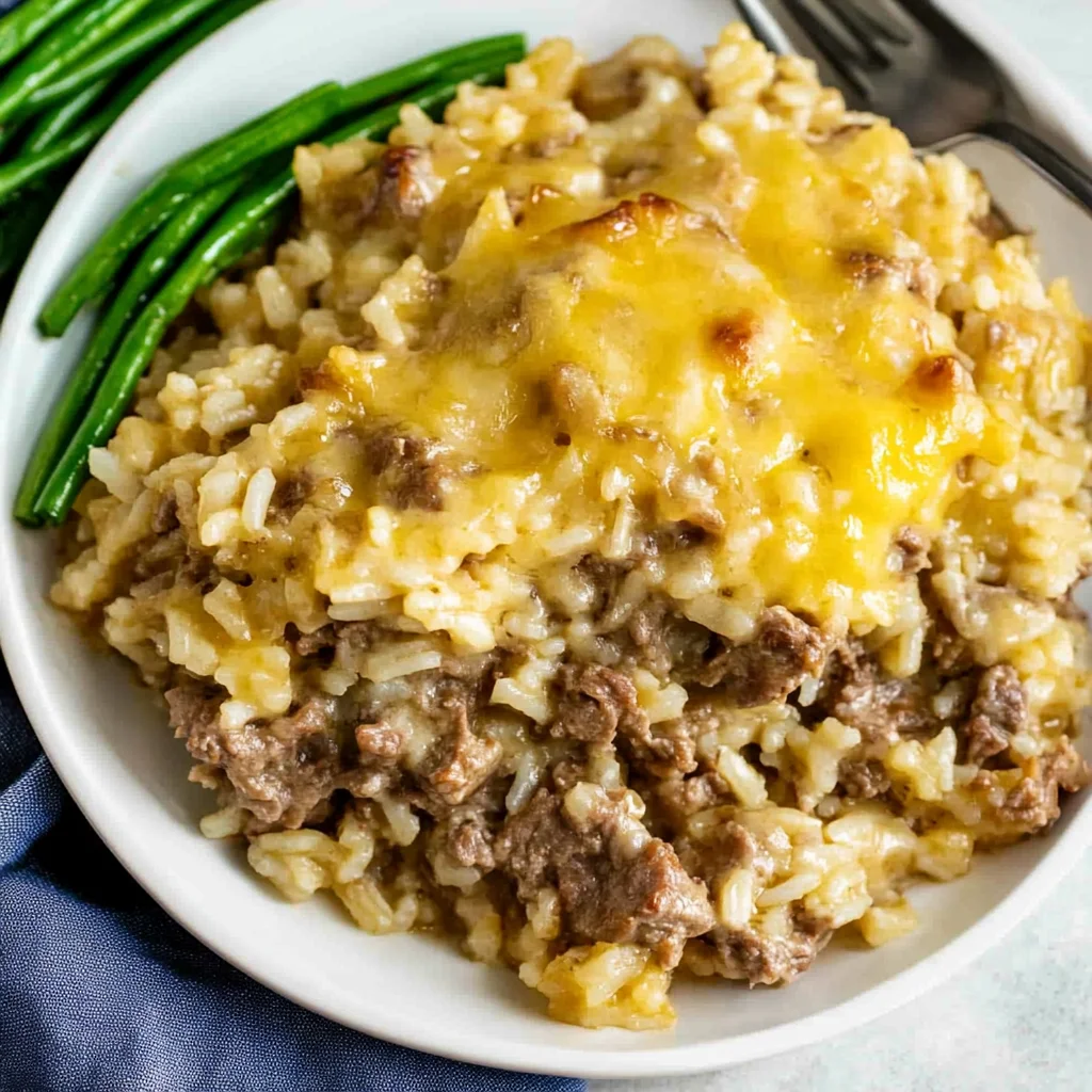 beef and rice casserole