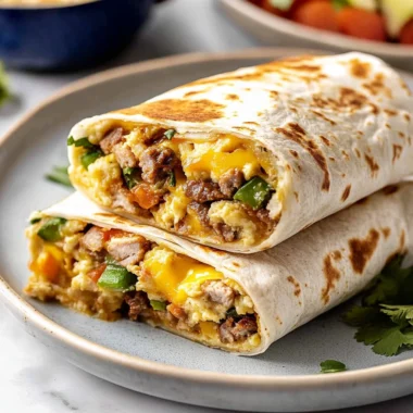 breakfast burrito meal prep