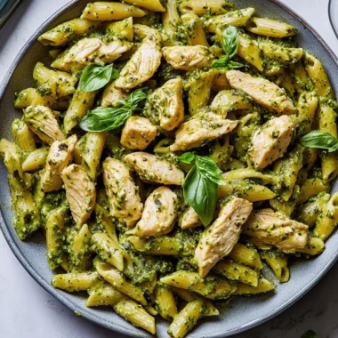 pesto chicken pasta