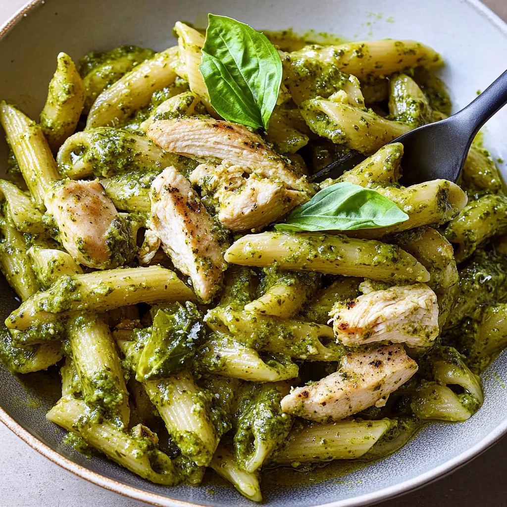 pesto chicken pasta